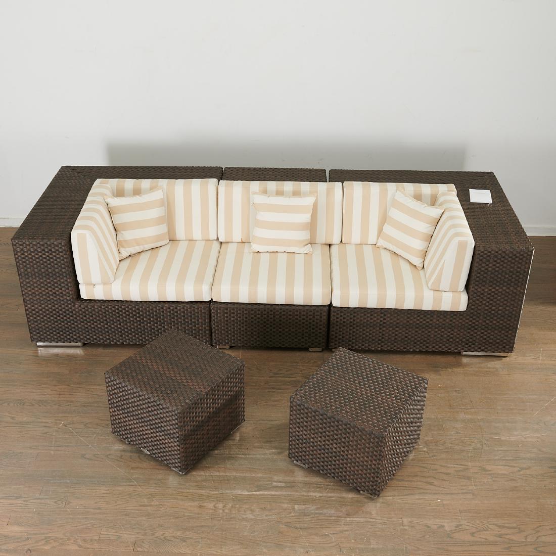 Janus et Cie / Dedon outdoor sofa and side tables May 17, 2019