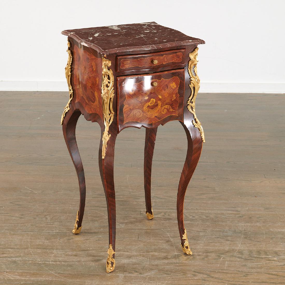 Louis XVI style marquetry table en chiffonier (1 of 9)