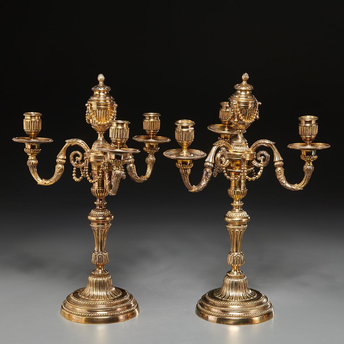 Christofle et Cie, pair Napoleon III candelabra (1 of 10)