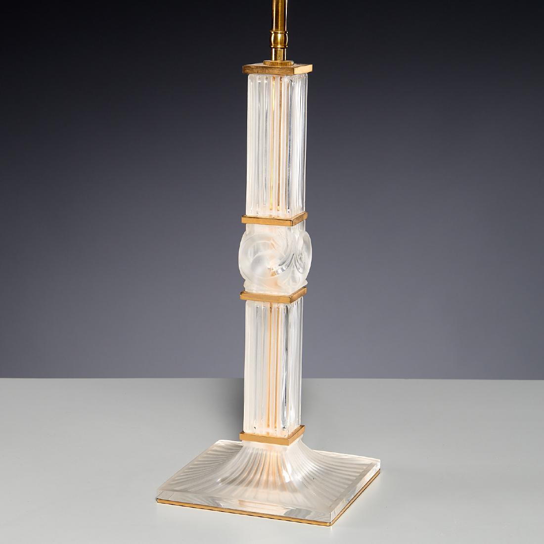 Lalique frosted glass "Josephine" lamp (1 of 7)