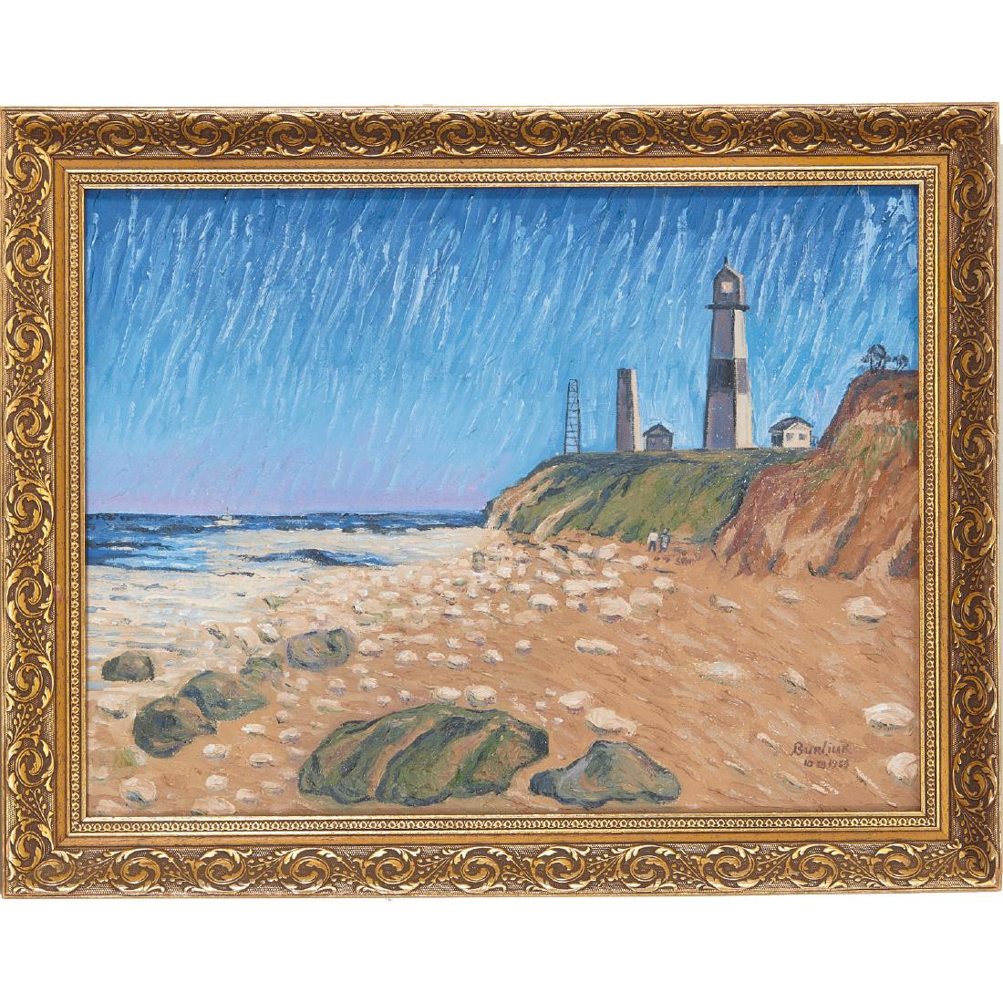 Burliuk (attrib.), painting, 1958 (1 of 8)