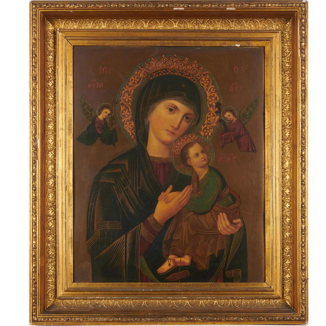 Large Greek Icon, painting (1 of 8)