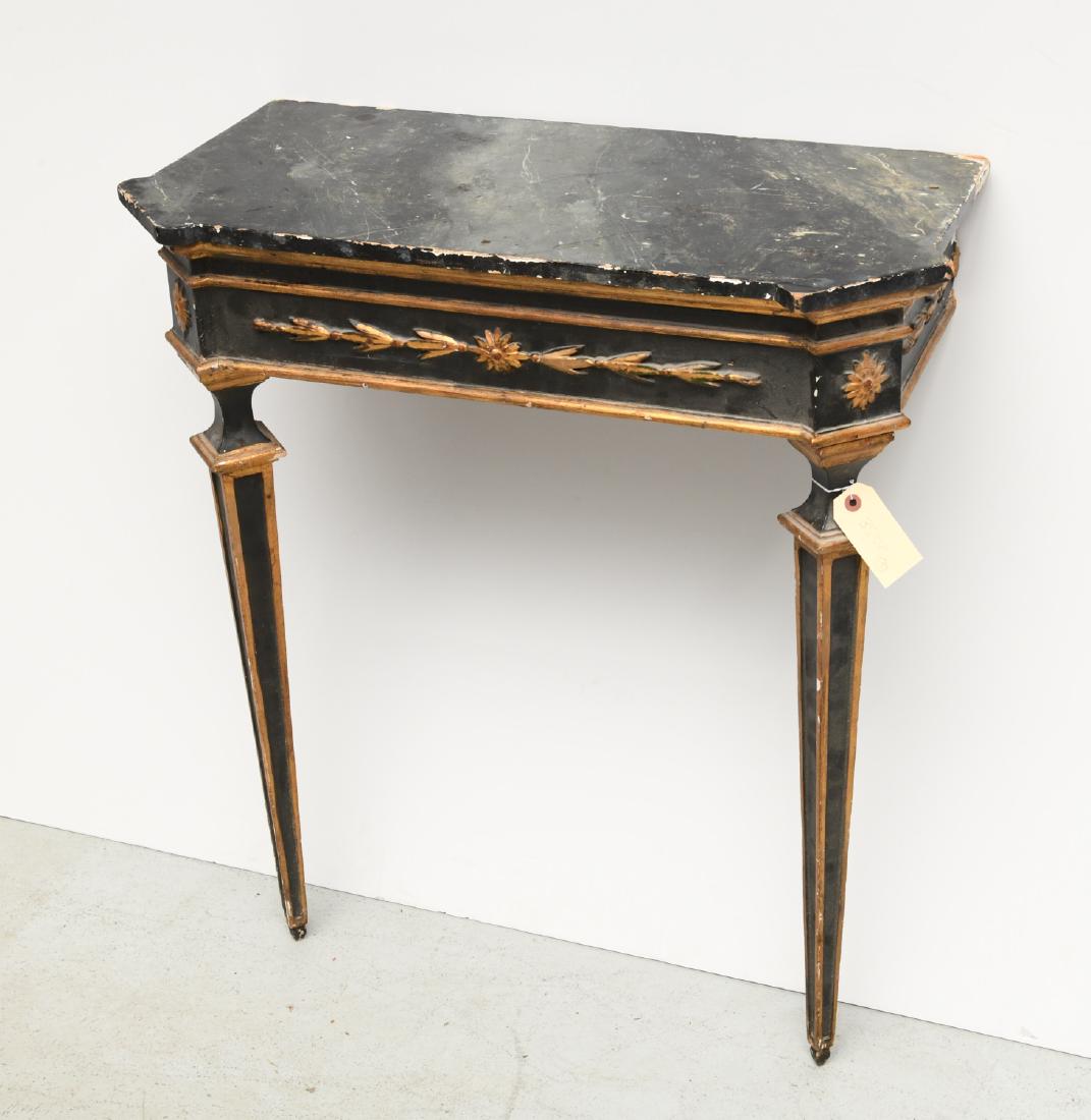 Italian Neoclassic style painted console table (1 of 6)