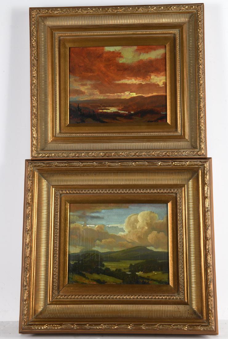 Scott Thomas Balfe, (2) Hudson Valley paintings (1 of 7)