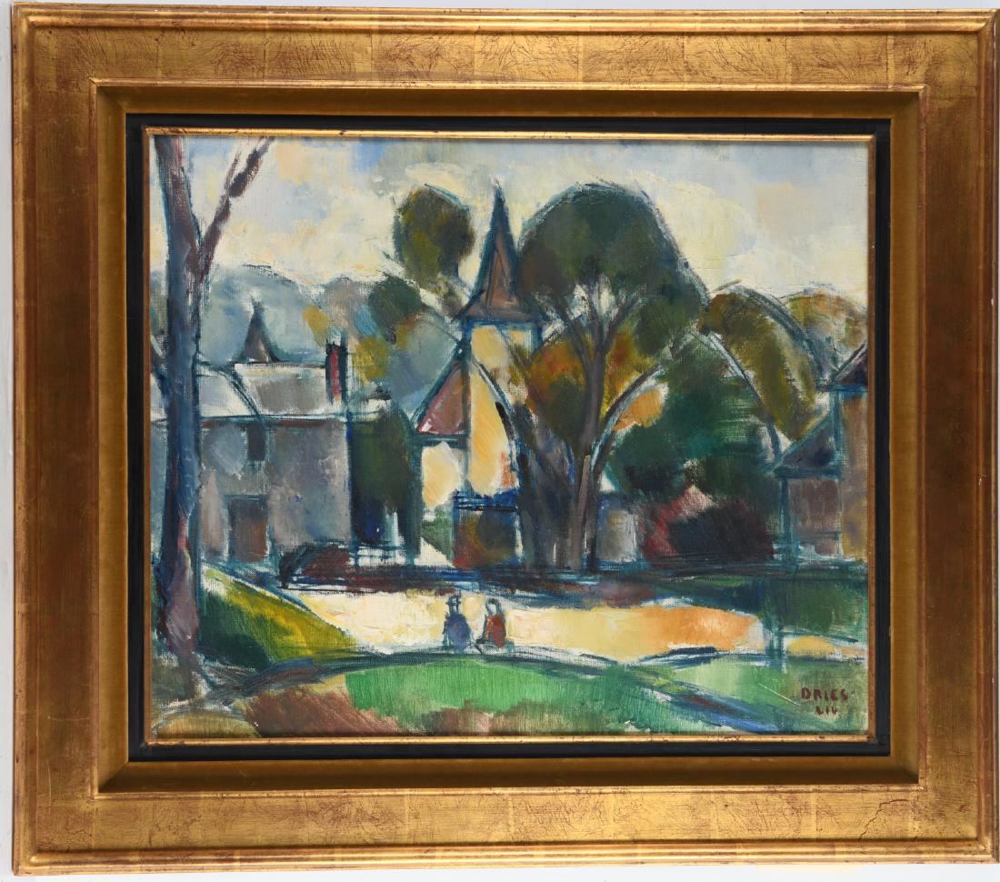 Jean Dries, painting, 1954 (1 of 6)