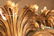 Italian carved and painted wood bed coronet - 5