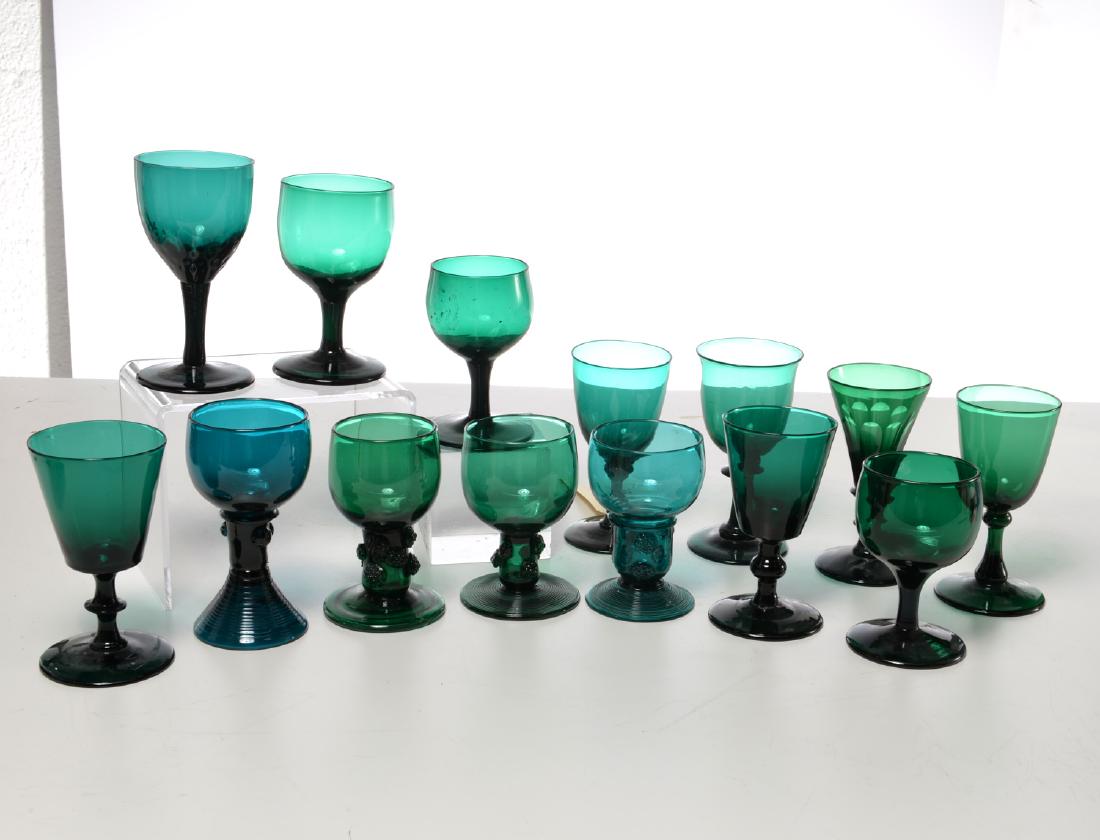 Group Continental glass stemware, incl. Roemer (1 of 7)