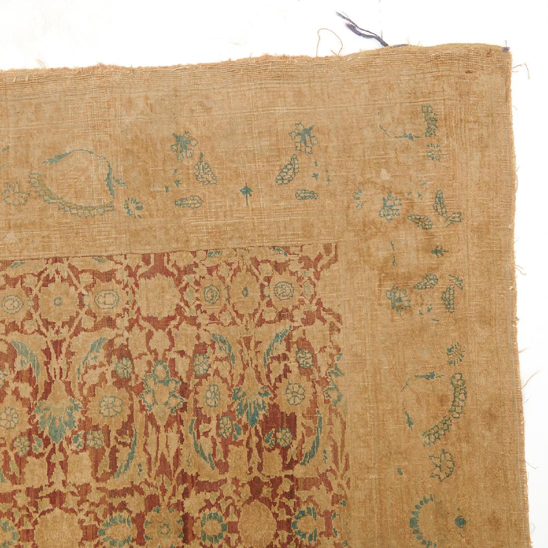 Finely knotted antique Persian area rug (1 of 6)