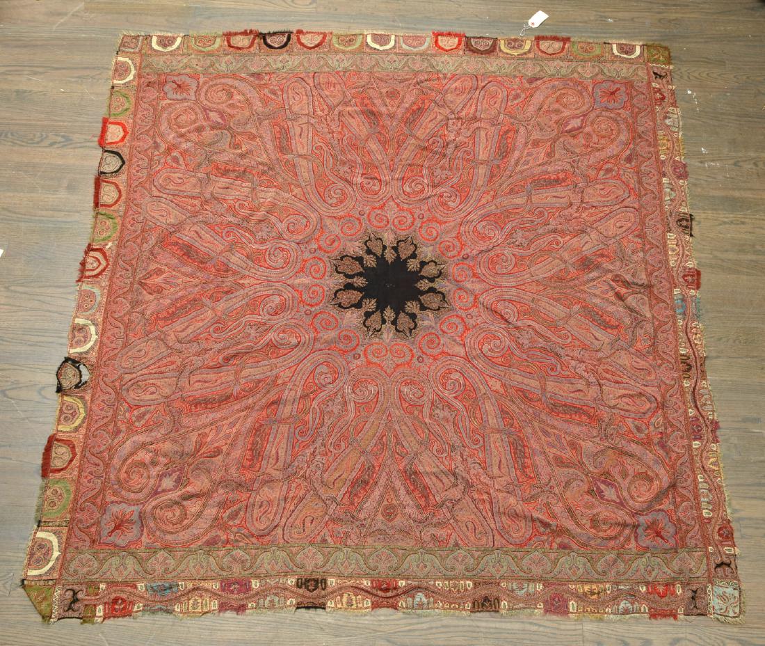 Good old Kashmir paisley shawl (1 of 7)