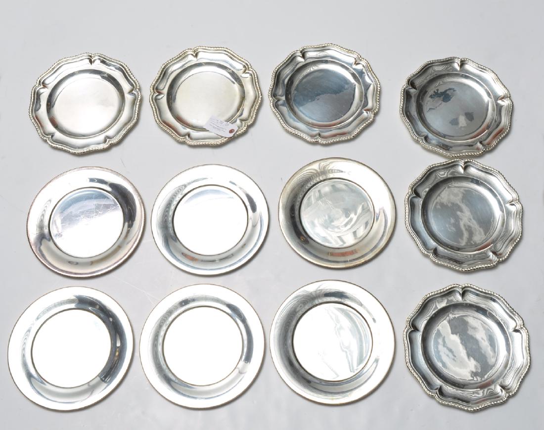 (2) sets European silver plated dishes (1 of 10)