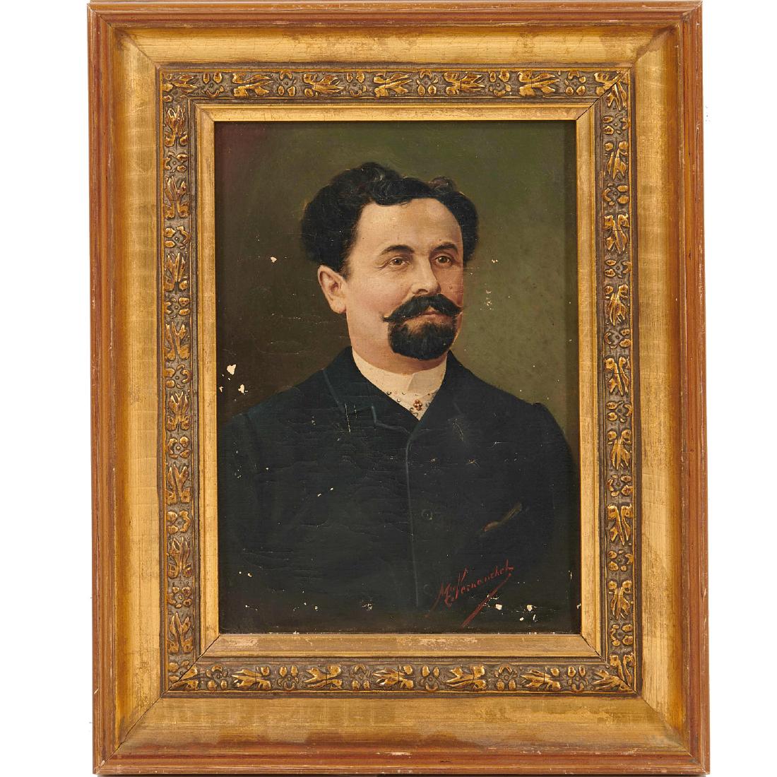 Louis Vernanchet, portrait painting (1 of 9)