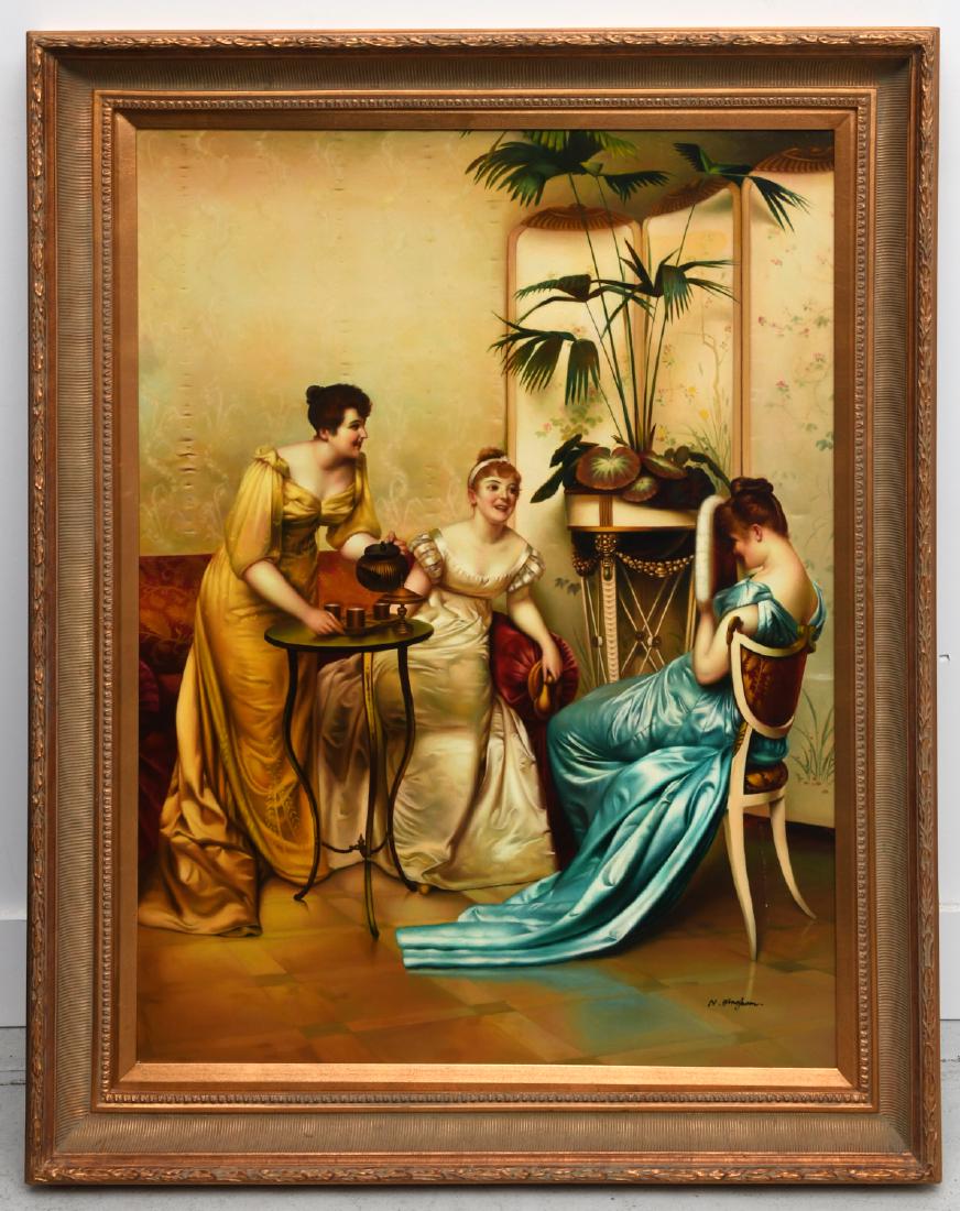 N. Henry Bingham, large scale painting (1 of 7)