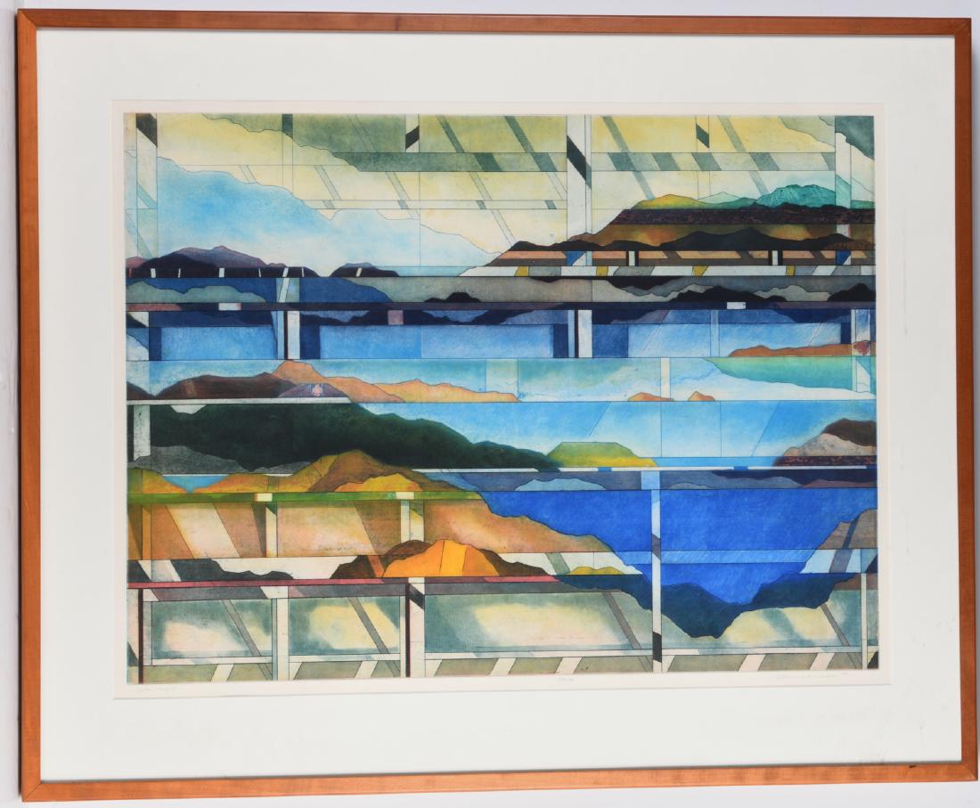 Catherine Kernan, etching, 1982 (1 of 8)