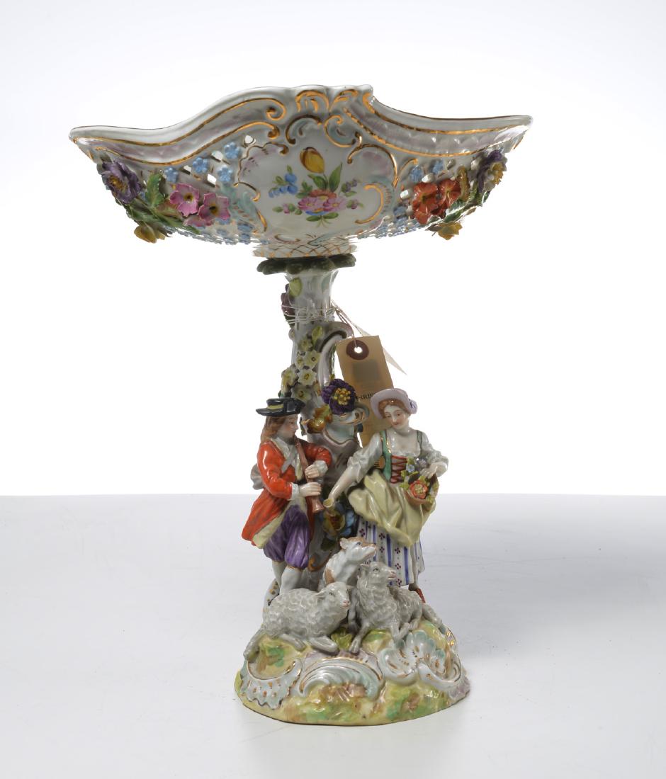 Dresden porcelain figural centerpiece (1 of 11)