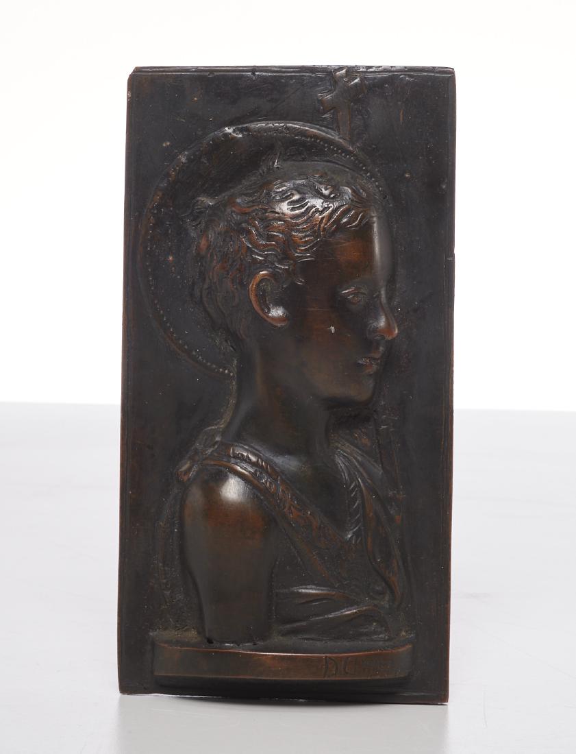 Desiderio Da Settignano (after), bronze plaque (1 of 5)