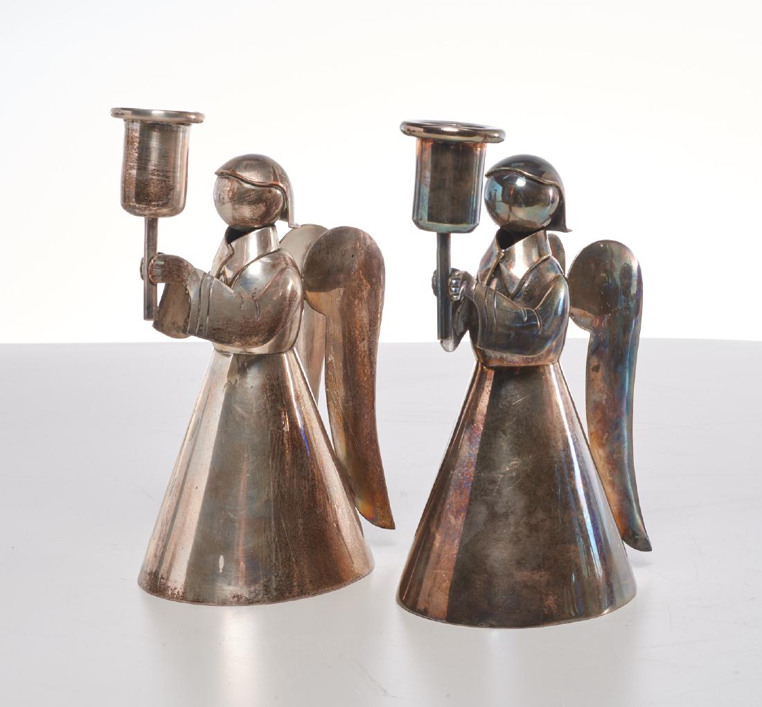 Pair Los Castillo angel candlesticks (1 of 10)