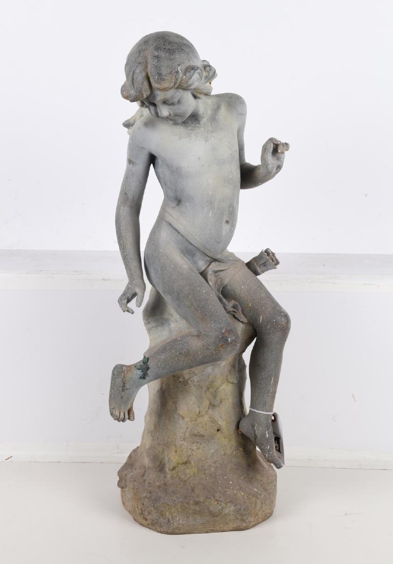 After Aristide de Ranieri, zinc garden sculpture (1 of 7)