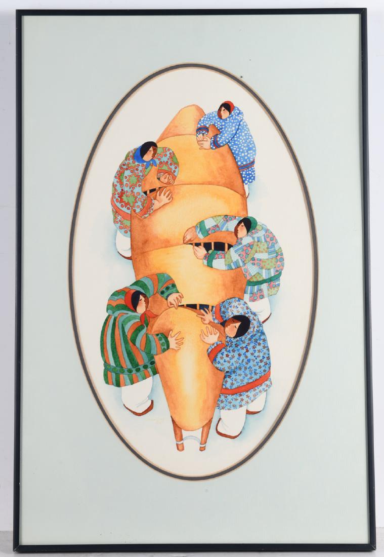 Barbara Lavallee, painting (1 of 5)