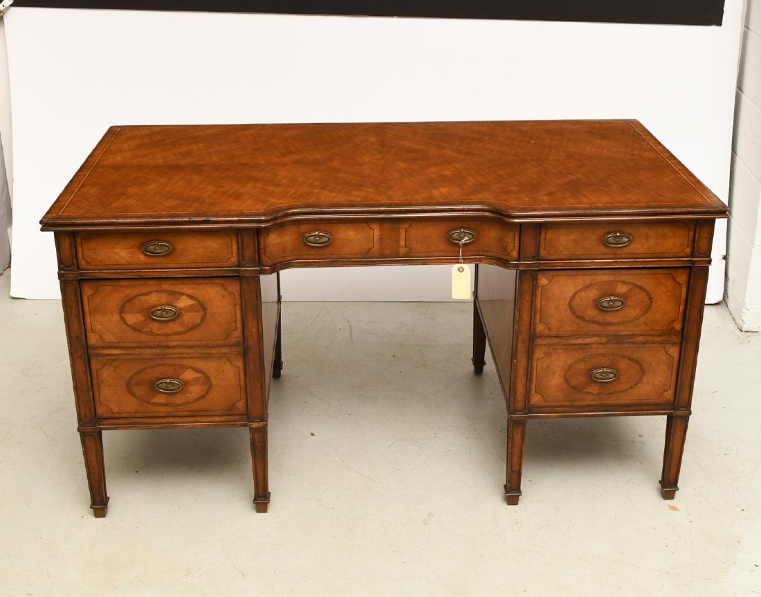 Good quality Georgian style inlaid writing desk (1 of 12)