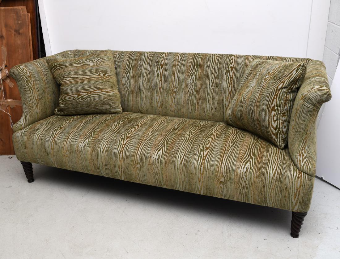 Contemporary green upholstered sofa (1 of 10)
