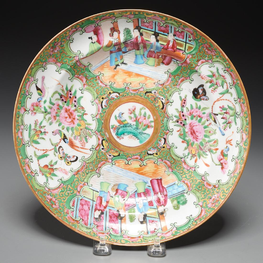 Chinese Export rose mandarin dish (1 of 6)