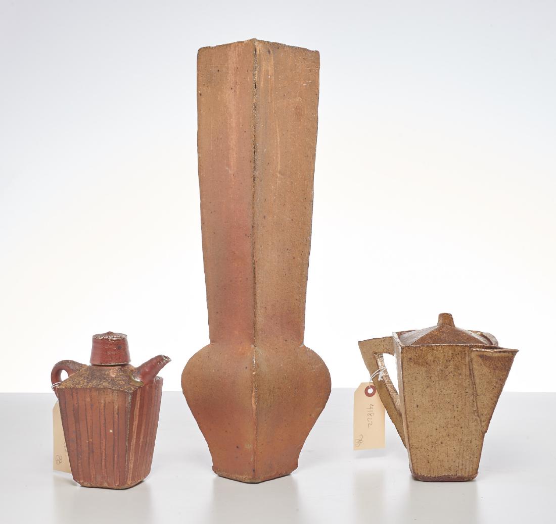 (3) studio ceramics attrib. to Mark Pharis (1 of 9)