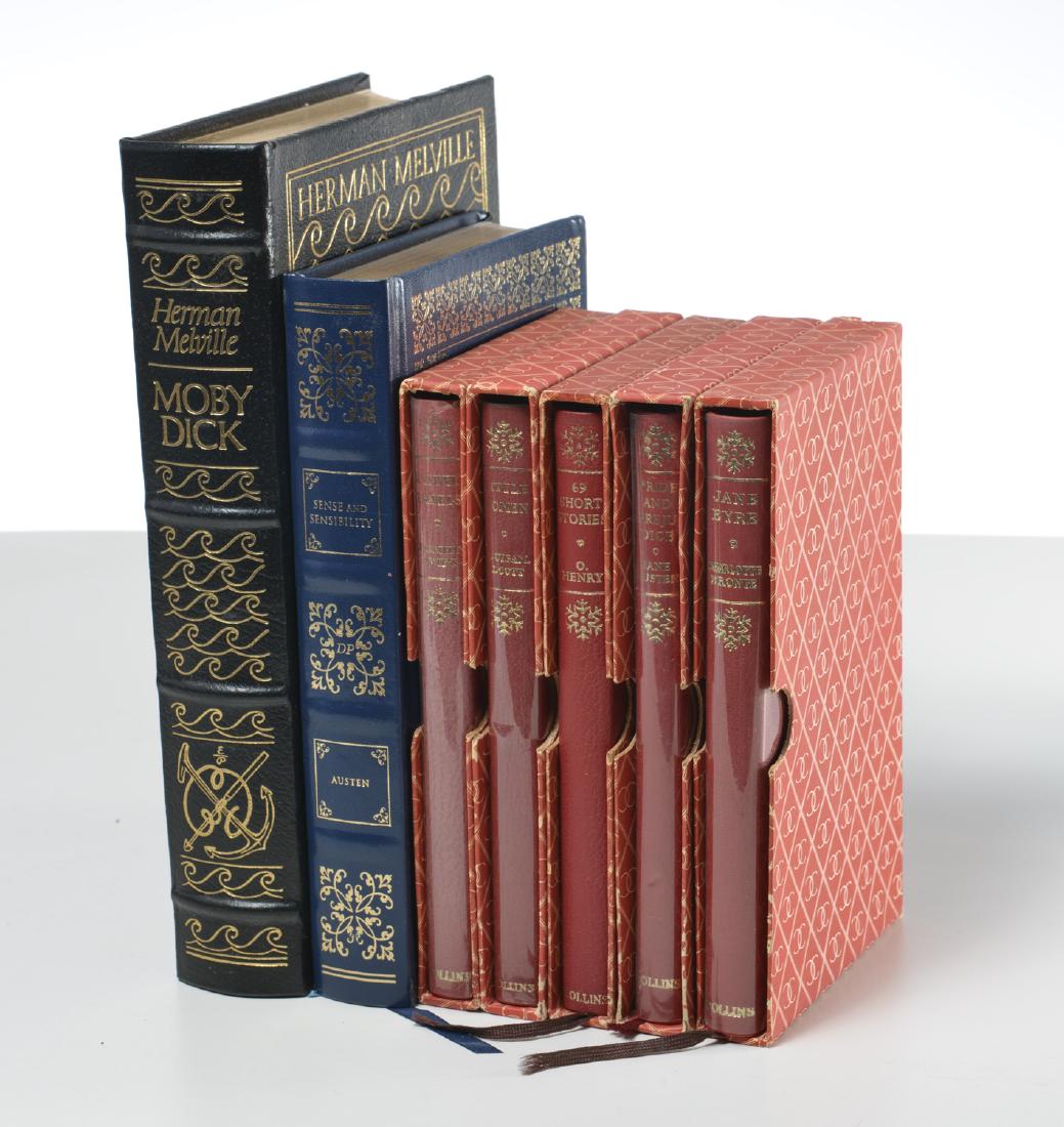 BOOKS: (7) Vols fine leather binding literature (1 of 11)