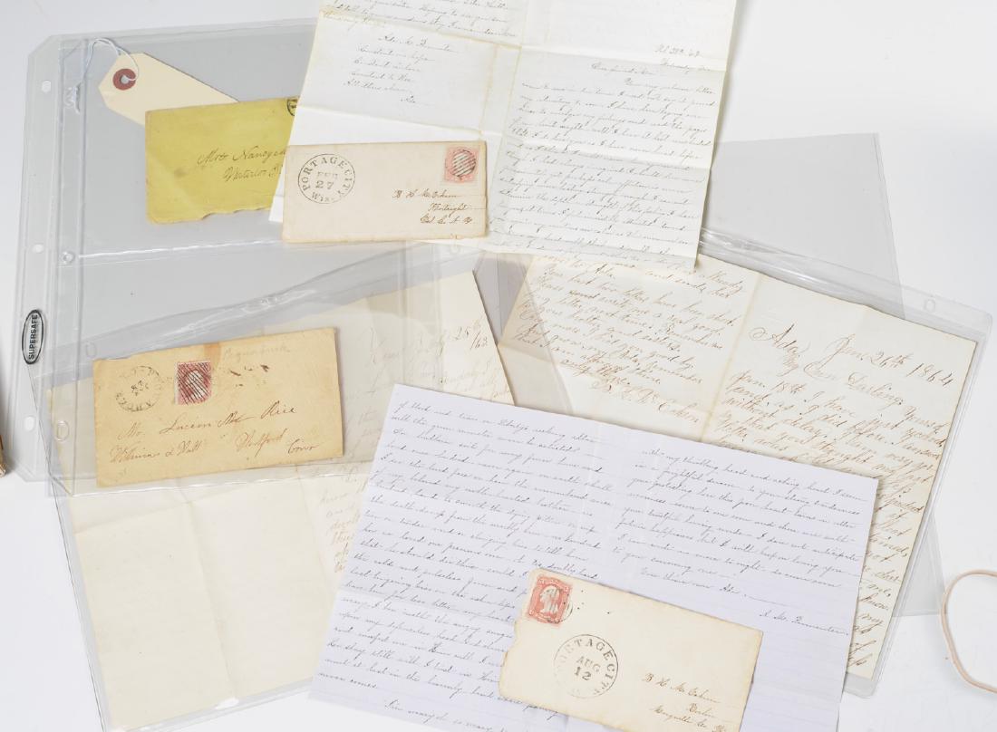 Civil War love letters & envelopes 1863-1864 (1 of 4)