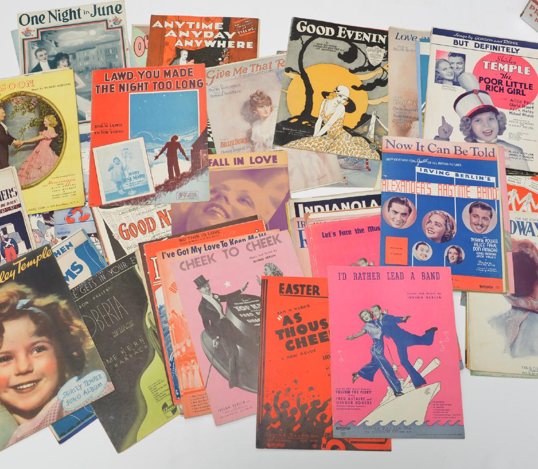 (100) Vintage sheet music collection (1 of 3)