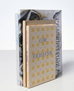 BOOKS: (4) artists books, 1 signed: BOOKS: (4) artists books, 1 signed, Includes: 1) Charles Henri Ford. Om Krishna 1 Special Effects. Cherry Valley Editions, 1979, hardcover in jacket, number 50/100 specially bound copies with a photo