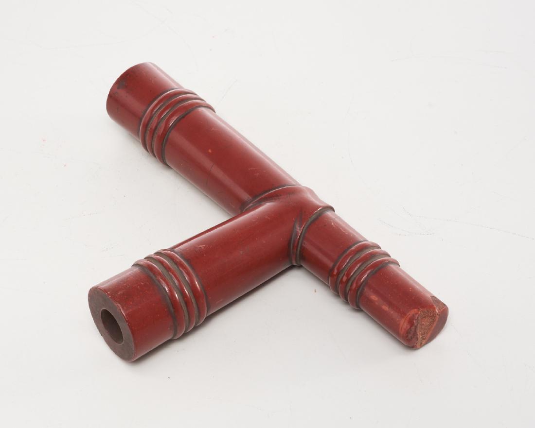 Native American red catlinite pipe (1 of 6)