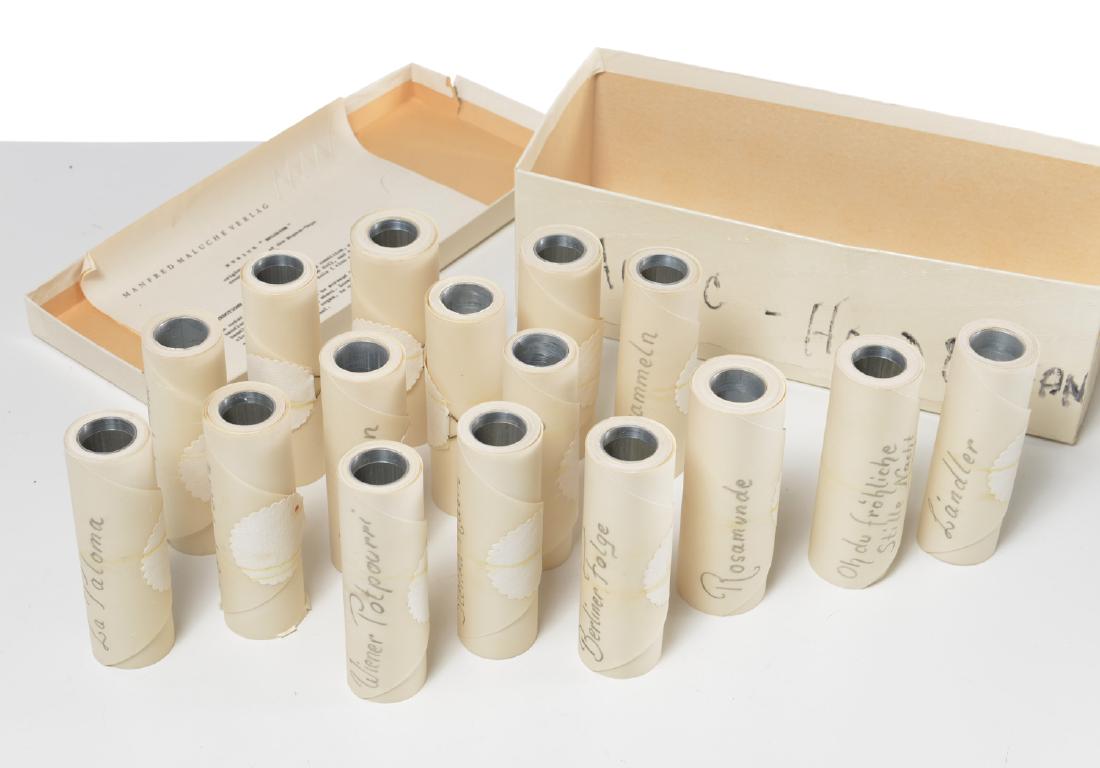 (16) 4.75" crank organ music rolls (1 of 6)