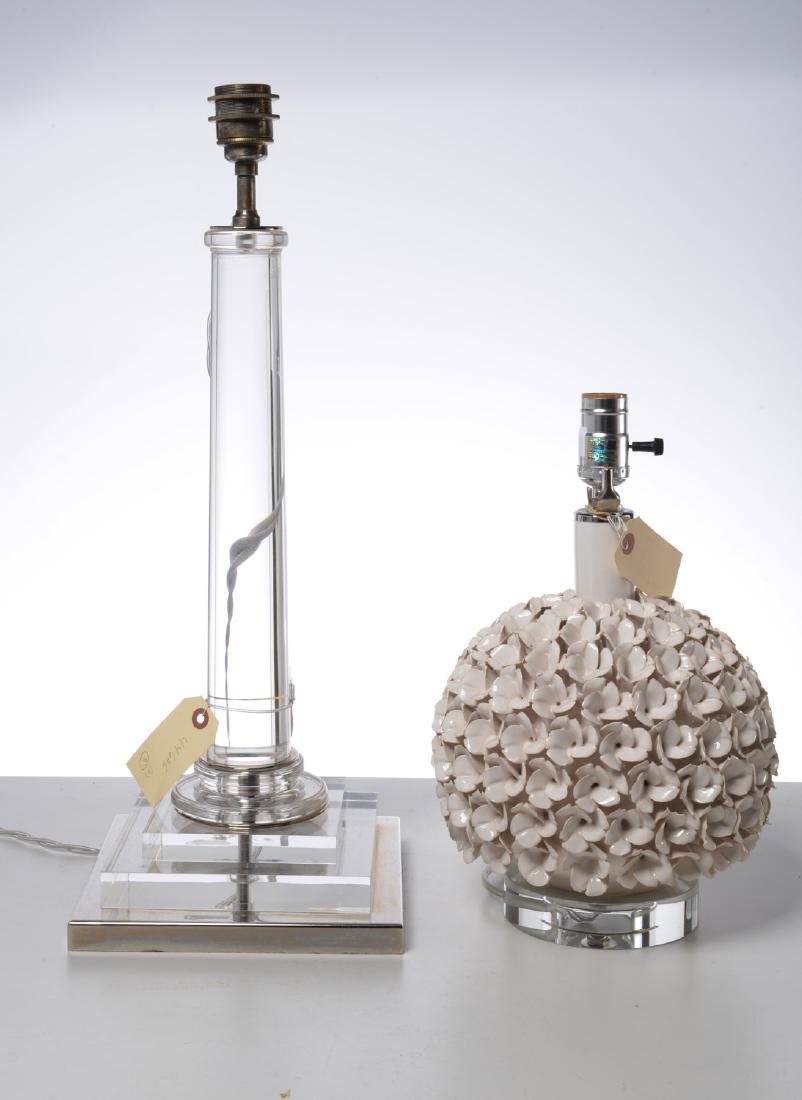 (2) Contemporary designer table lamps (1 of 10)