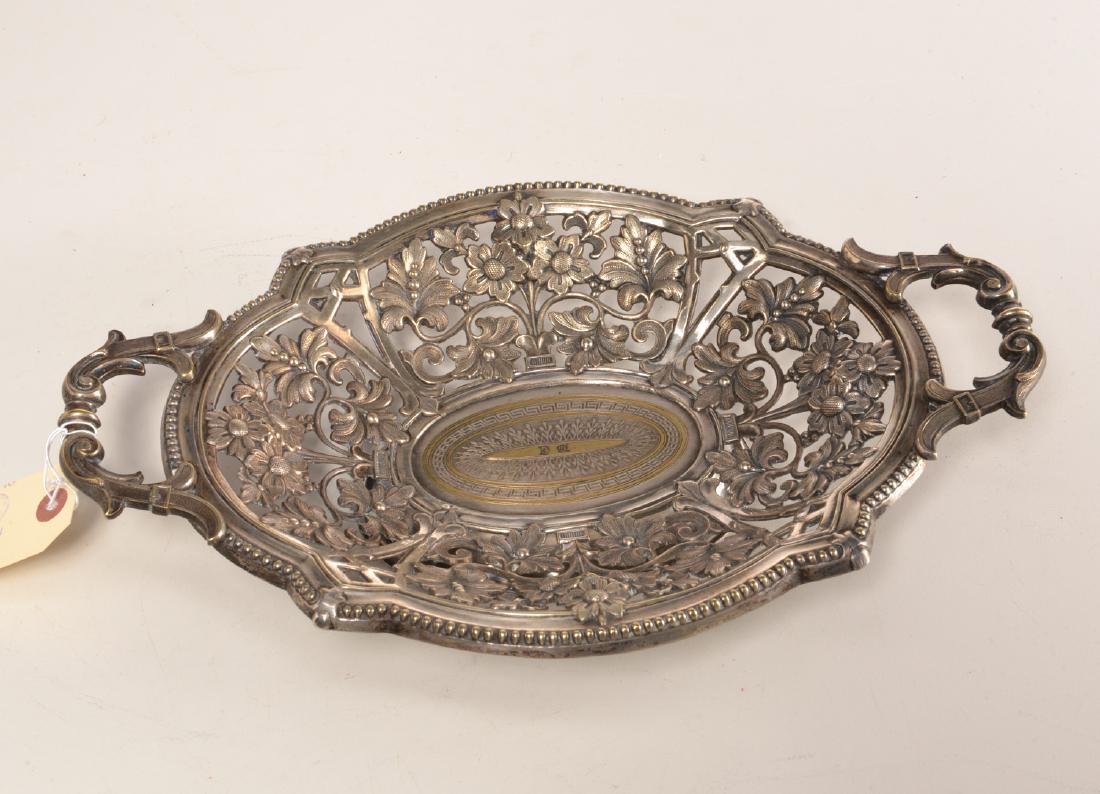 Norblin silver plated openwork bread tray (1 of 6)
