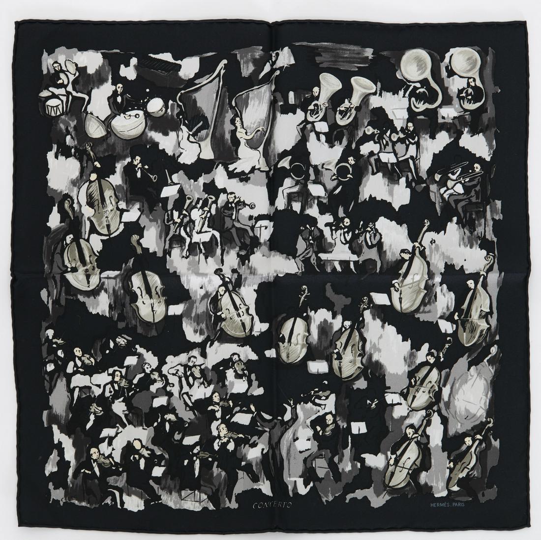 Hermes Paris "Concerto" pocket square (1 of 9)