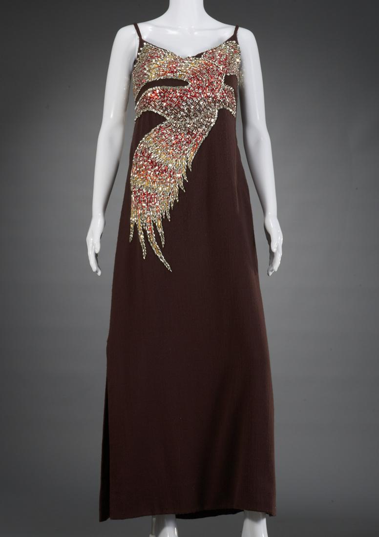 James Galanos embellished evening gown (1 of 9)