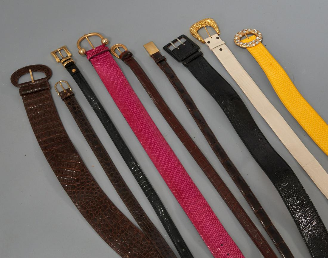 Group of ladies exotic skin belts (1 of 9)