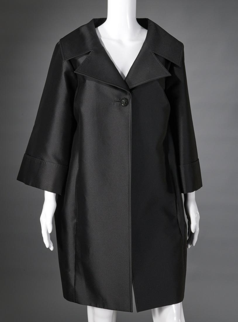 black evening coat