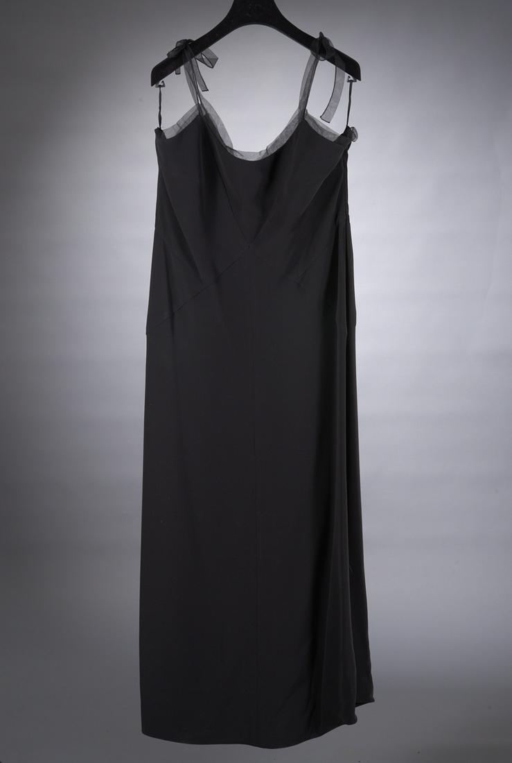 Giorgio Armani black crepe evening gown (1 of 6)
