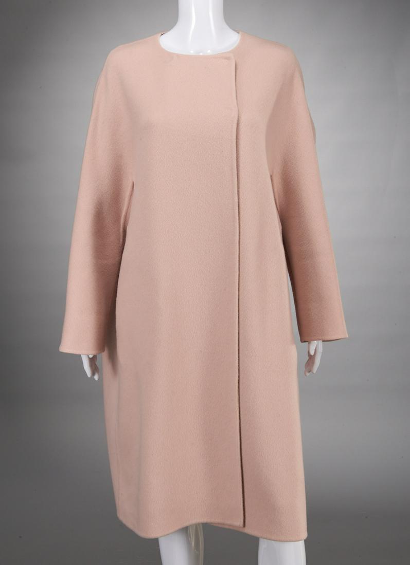 Jil Sander pale pink ladies coat (1 of 4)