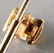 Men's 18k gold and diamond tuxedo set - 7
