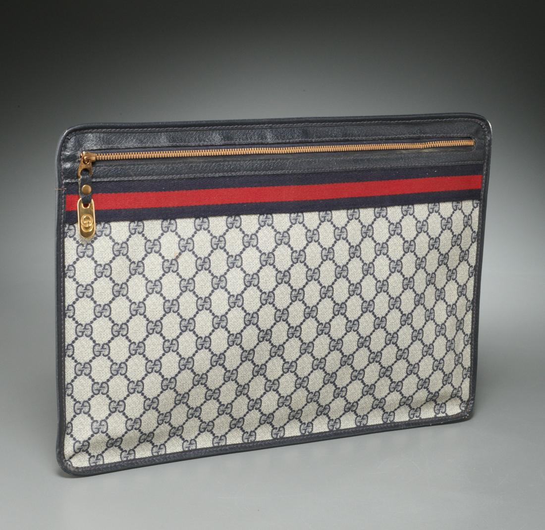 Vintage Gucci monogram portfolio (1 of 6)