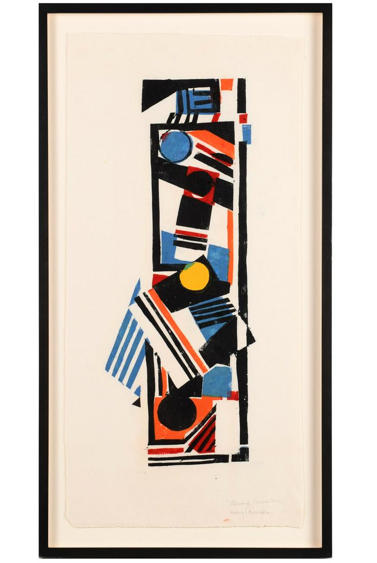 Edmond Casarella, woodcut (1 of 9)