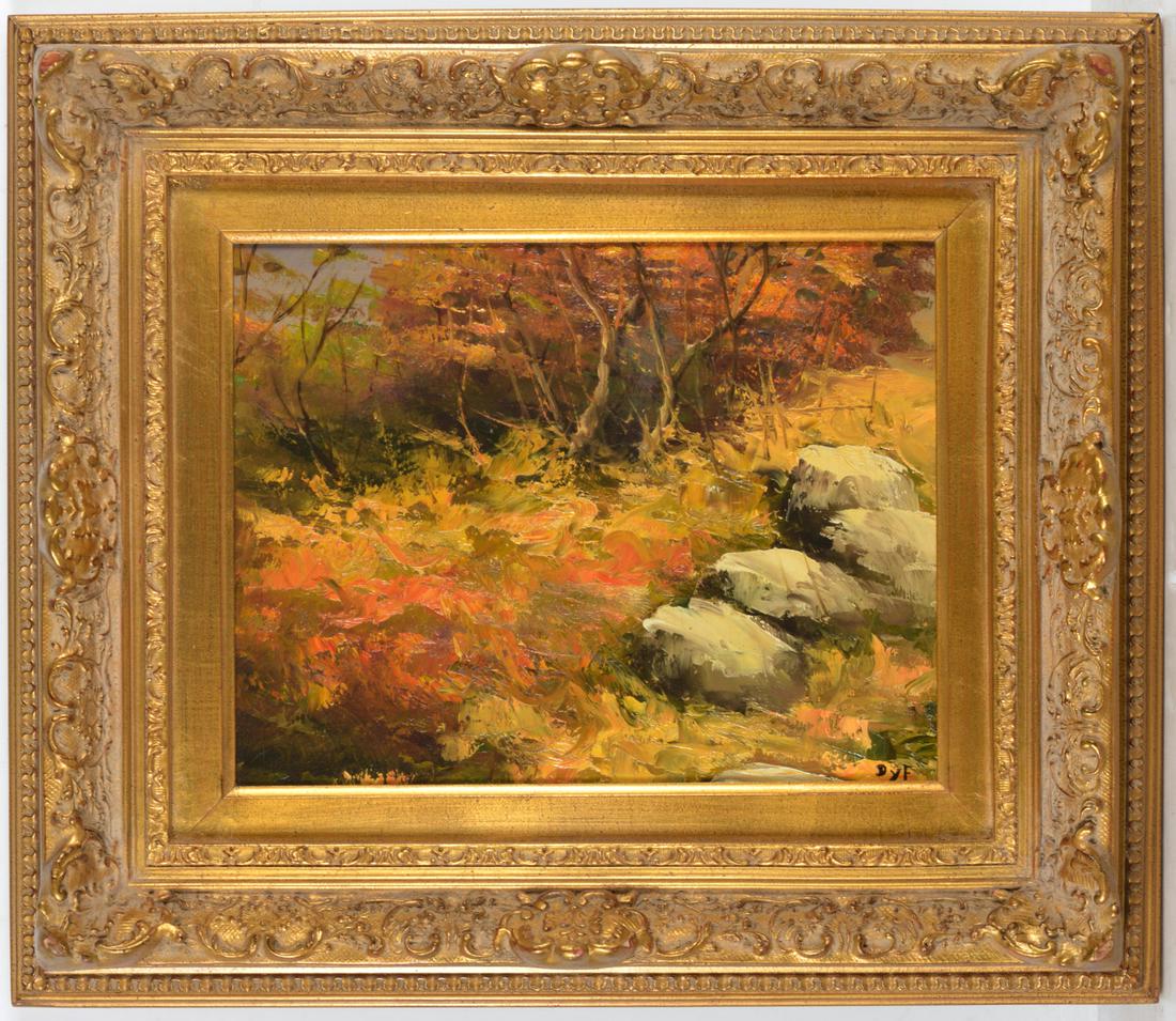 After Marcel Dyf, landscape painting (1 of 5)