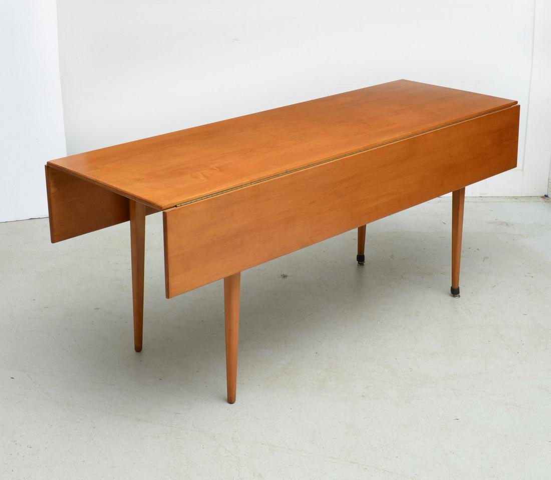 Shaker style cherry drop leaf dining table (1 of 8)