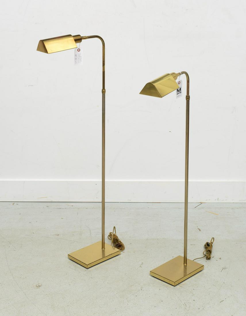 Pair George Kovacs brass floor lamps (1 of 7)