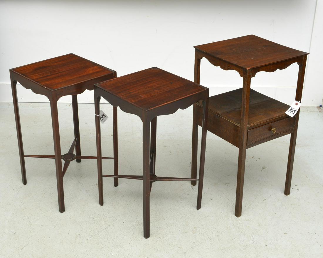 (3) antique George III style side tables (1 of 7)