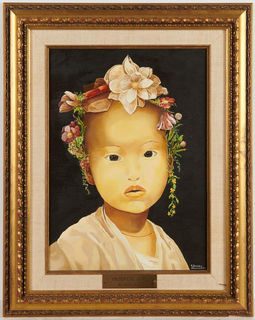 Georges Gonzalez, portrait painting (1 of 7)