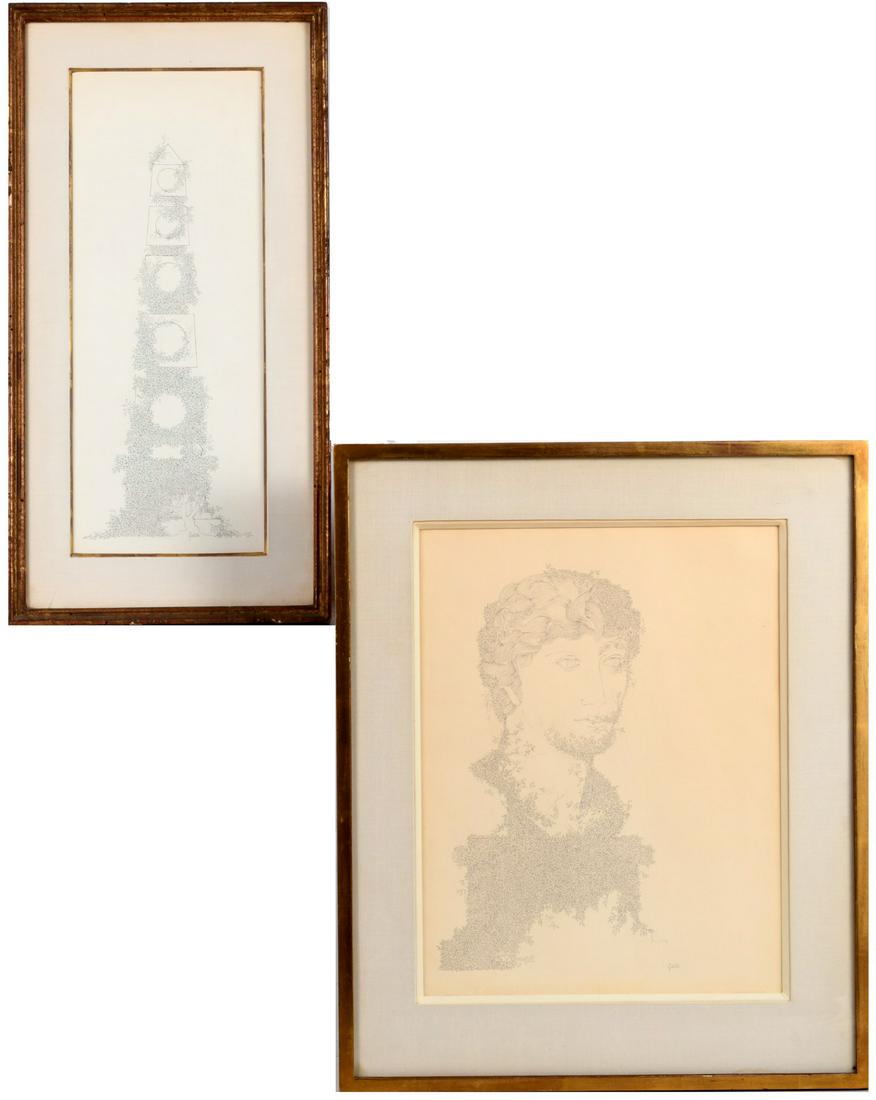 Robert Galster, pair of drawings (1 of 12)
