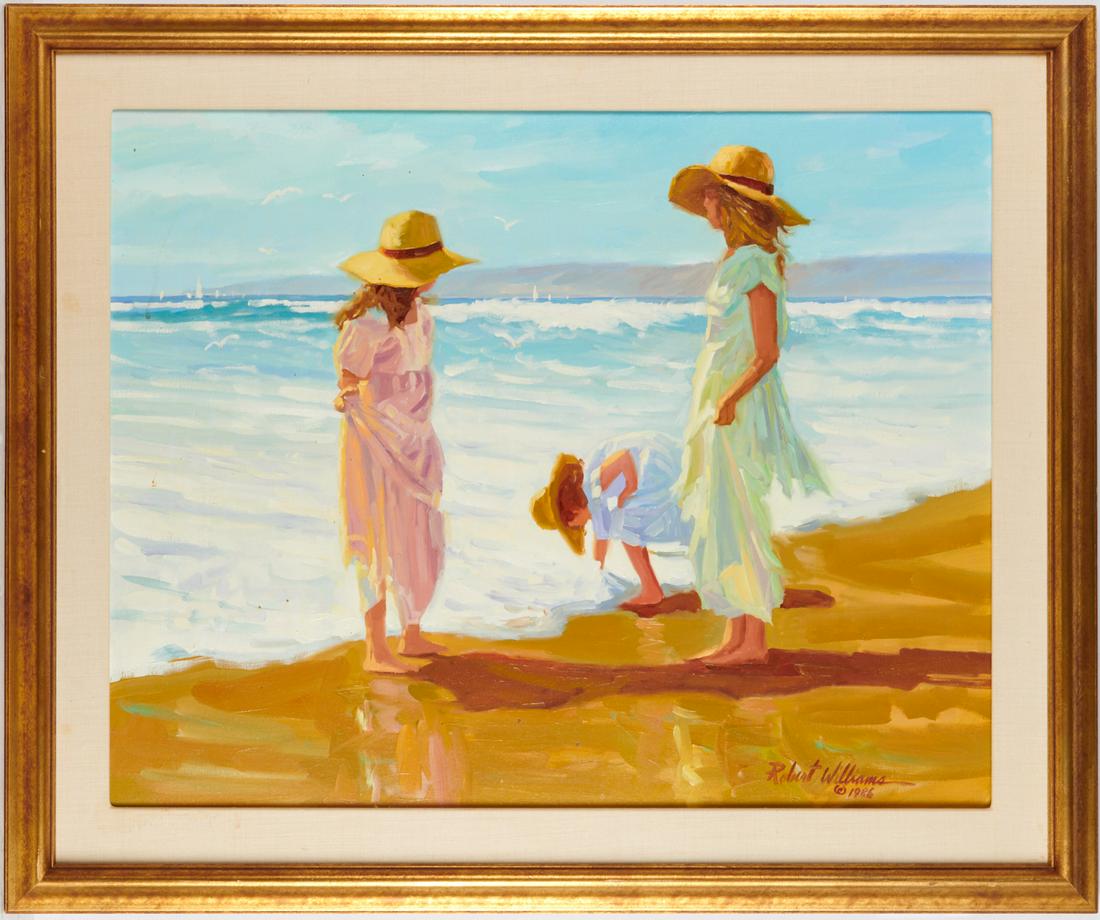 Robert Williams, beachscape painting (1 of 8)